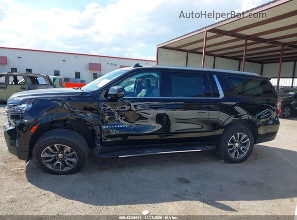 1GNSCCKD4PR137389 2023 CHEVROLET SUBURBAN Black Widok wnętrza 360 stopni