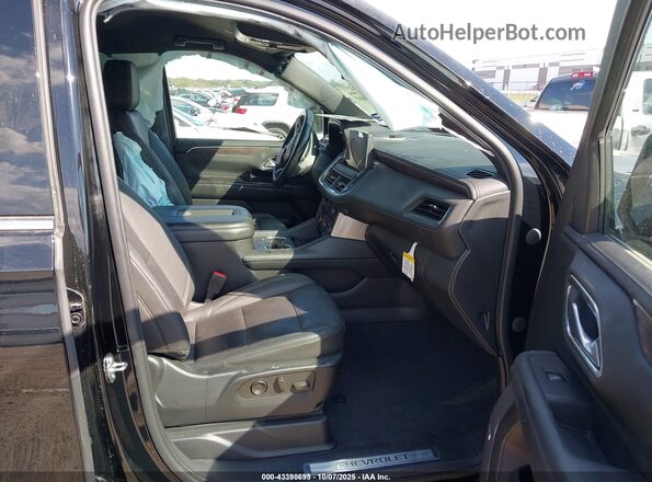 1GNSCCKD4PR137389 2023 CHEVROLET SUBURBAN Black Widok wnętrza z przodu