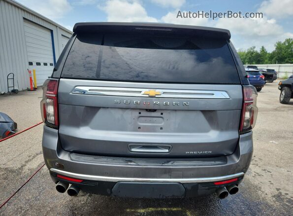 1GNSCFKD2MR312087 2021 CHEVROLET SUBURBAN Charcoal Հետևի տեսք