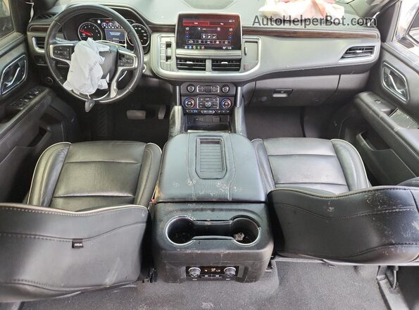 1GNSCFKD2MR312087 2021 CHEVROLET SUBURBAN Charcoal Առջևի վահանակի տեսք