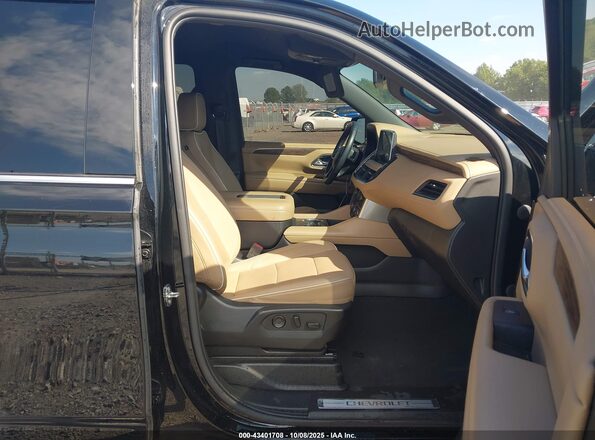 1GNSCFKD8PR353280 2023 CHEVROLET SUBURBAN Black Вид салону спереду