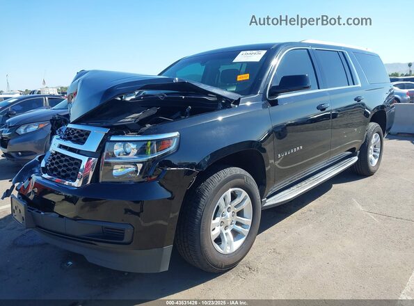 1GNSCGKC0LR287704 2020 CHEVROLET SUBURBAN Black Передня ліва чверть