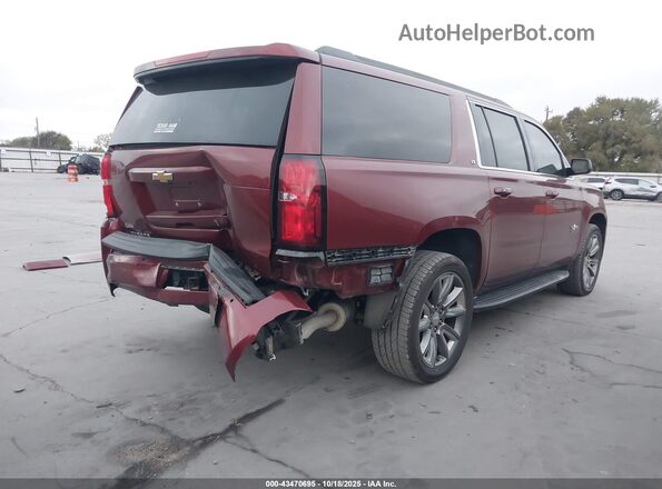 1GNSCHKC5LR229626 2020 CHEVROLET SUBURBAN Maroon უკანა მარჯვენა