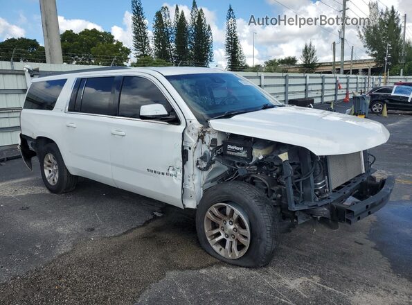 1GNSCHKC6JR102283 2018 CHEVROLET SUBURBAN White Przód prawy