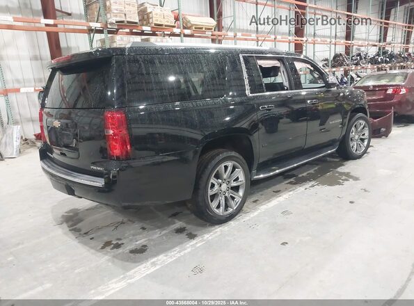 1GNSCJKJ0LR266234 2020 CHEVROLET SUBURBAN Черный Задняя правая четверть