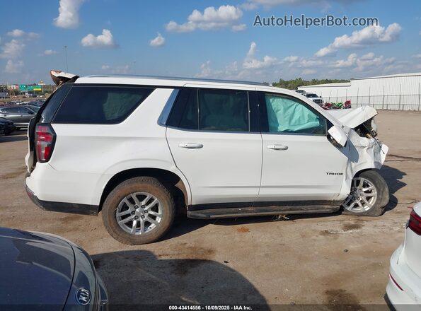 1GNSCNKD2MR463232 2021 CHEVROLET TAHOE White ხელსაწყოთა პანელის ხედი