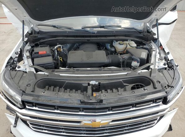 1GNSCNKDXMR370619 2021 CHEVROLET TAHOE Белый Вид подкапотного пространства