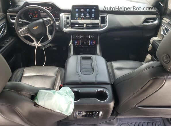 1GNSCNKDXMR370619 2021 CHEVROLET TAHOE Белый Вид панели приборов