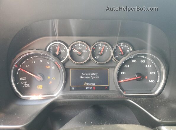 1GNSCNKDXMR370619 2021 CHEVROLET TAHOE Белый Вид щитка приборов