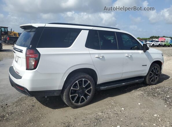 1GNSCRKD3MR343124 2021 CHEVROLET TAHOE Белый Задняя правая четверть