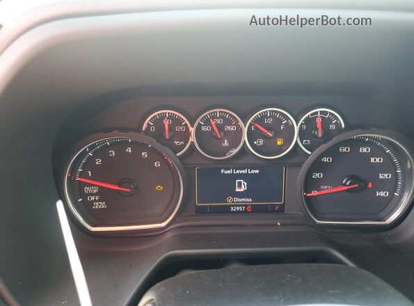 1GNSCRKD3MR343124 2021 CHEVROLET TAHOE Белый Вид щитка приборов