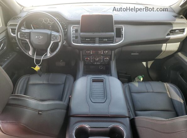 1GNSCRKD3MR343124 2021 CHEVROLET TAHOE Белый Вид панели приборов