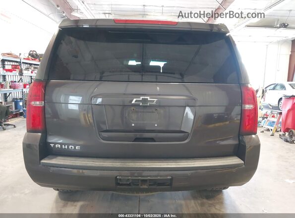 1GNSKBKC0JR384646 2018 CHEVROLET TAHOE Gray 