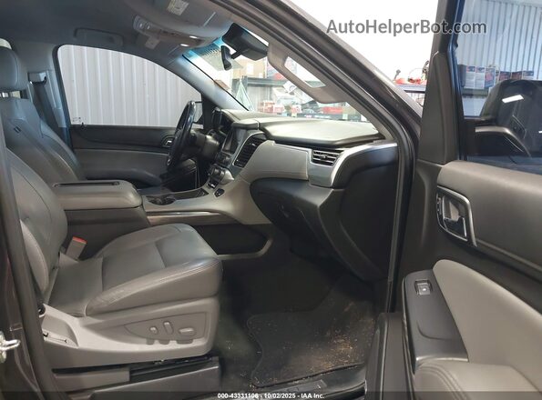1GNSKBKC0JR384646 2018 CHEVROLET TAHOE Gray Vista interior delantera
