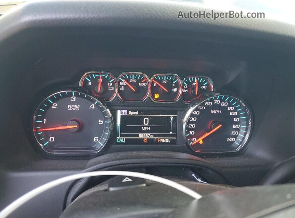 1GNSKBKC2LR265662 2020 CHEVROLET TAHOE Black Вид щитка приладів