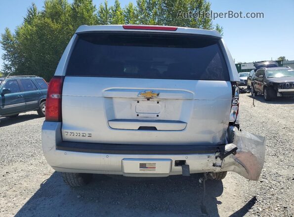 1GNSKBKC3LR284477 2020 CHEVROLET TAHOE Silver Widok z tyłu