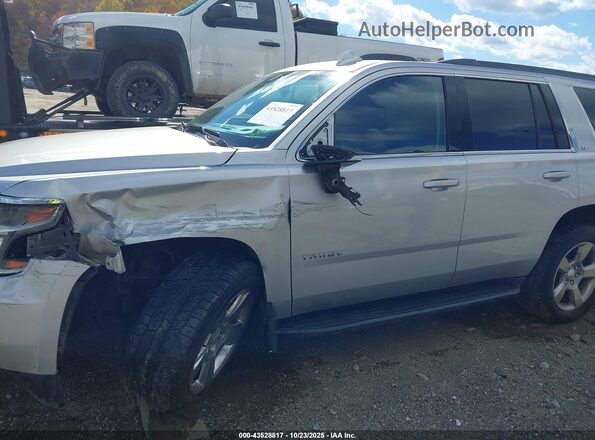1GNSKBKC4LR130084 2020 CHEVROLET TAHOE Silver Front view