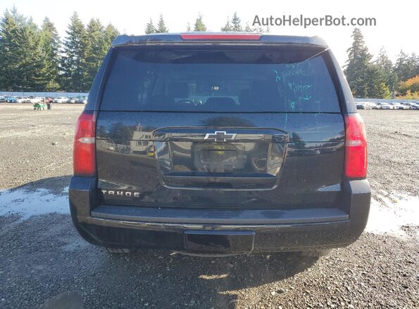 1GNSKBKC5HR210503 2017 CHEVROLET TAHOE Black უკანა ხედი