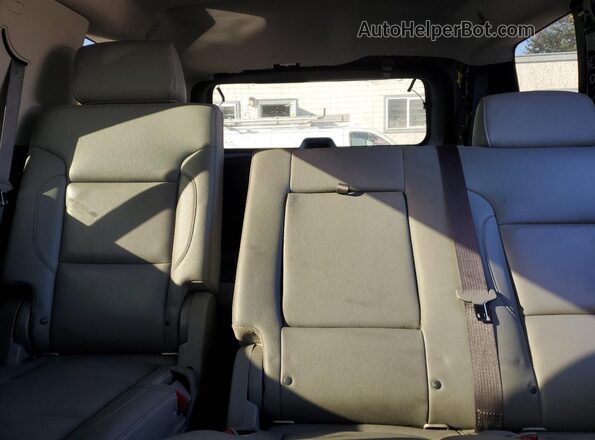 1GNSKBKC5HR210503 2017 CHEVROLET TAHOE Black უკანა სავარძლების ხედი