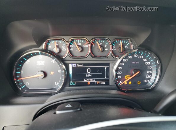 1GNSKBKC6LR146657 2020 CHEVROLET TAHOE Black Instrument cluster view