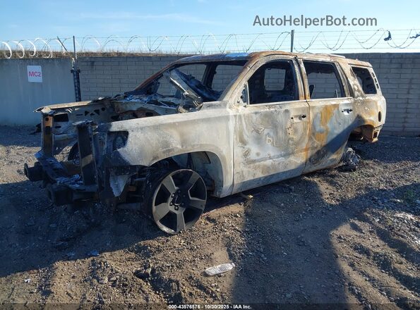 1GNSKBKC8LR298326 2020 CHEVROLET TAHOE Черный Передняя левая четверть