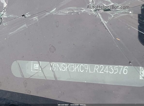 1GNSKBKC9LR243576 2020 CHEVROLET TAHOE Серебряный Вид подкапотного пространства