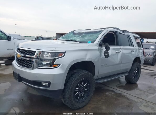 1GNSKBKC9LR243576 2020 CHEVROLET TAHOE Серебряный Передняя левая четверть