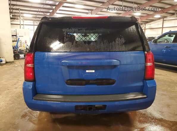 1GNSKDEC1LR247595 2020 CHEVROLET TAHOE Blue Rear view