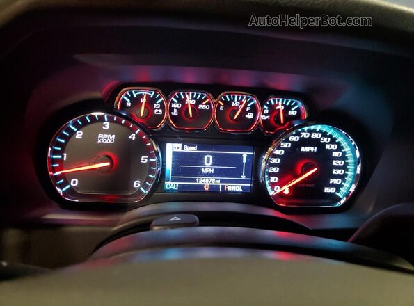 1GNSKDEC1LR247595 2020 CHEVROLET TAHOE Blue Instrument cluster view