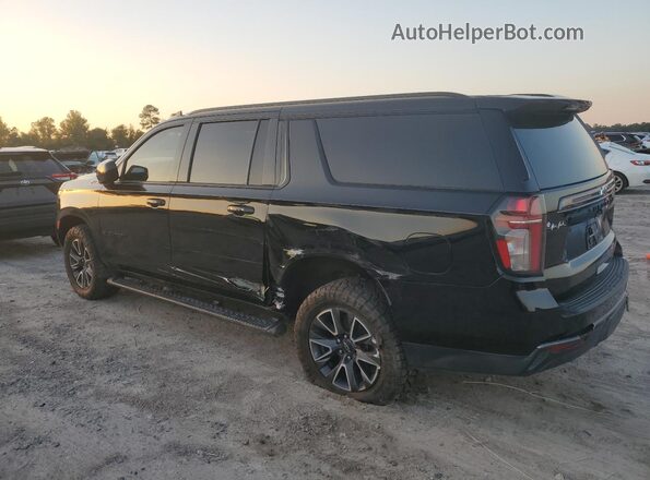 1GNSKDKD2MR450431 2021 CHEVROLET SUBURBAN Black Հետևի ձախ