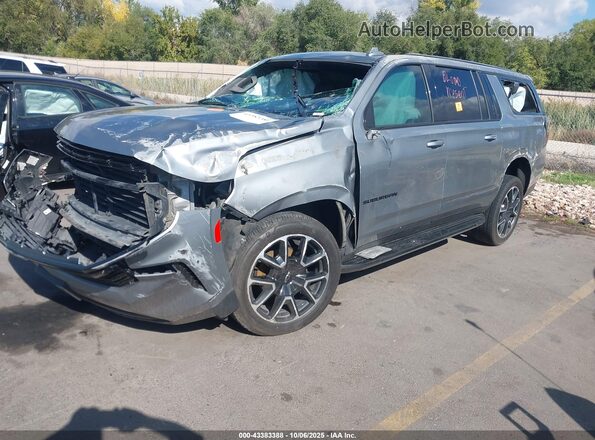 1GNSKEKD2PR171930 2023 CHEVROLET SUBURBAN Gray Vista tres cuartos delantera izquierda