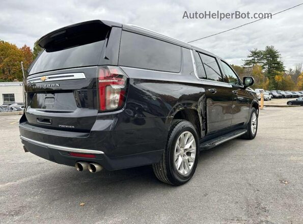 1GNSKFKD5PR474612 2023 CHEVROLET SUBURBAN Black Передня права чверть