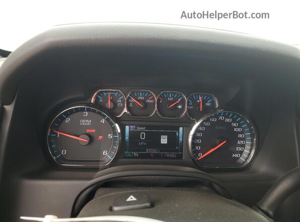 1GNSKHKC6LR259267 2020 CHEVROLET SUBURBAN Silver Вид щитка приладів