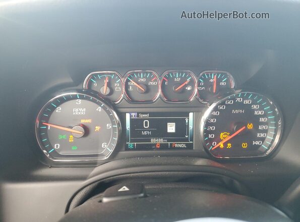 1GNSKHKC8LR185009 2020 CHEVROLET SUBURBAN Gray Widok zestawu wskaźników
