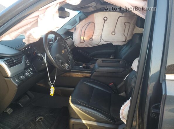1GNSKHKC8LR185009 2020 CHEVROLET SUBURBAN Gray Widok wnętrza z przodu
