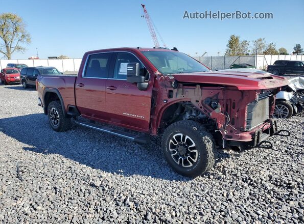1GT49ME78LF115077 2020 GMC SIERRA Красный Передняя правая четверть