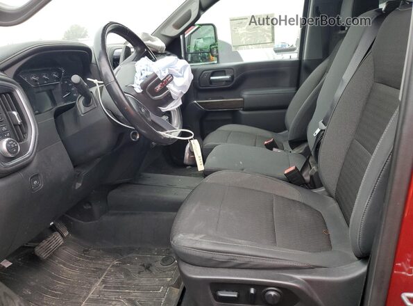 1GT49ME78LF115077 2020 GMC SIERRA Красный Вид салона спереди