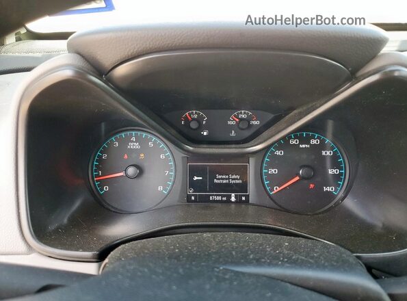 1GTG5BENXM1274290 2021 GMC CANYON White Սարքավորումների վահանակի տեսք