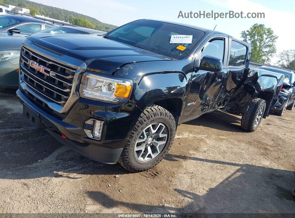 1GTG6FEN1N1216364 2022 GMC CANYON Black წინა მარცხენა ხედი სამი მეოთხედიდან