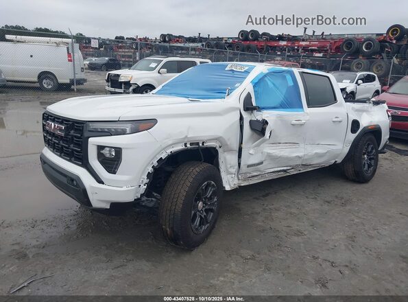 1GTP5BEK8R1107584 2024 GMC CANYON White წინა მარცხენა ხედი სამი მეოთხედიდან