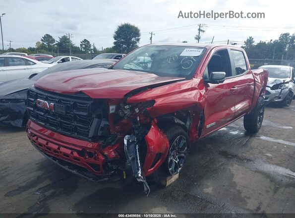 1GTP6BEK7R1279280 2024 GMC CANYON Burgundy Առջևի ձախ երեք քառորդ տեսարան