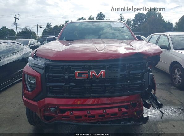 1GTP6BEK7R1279280 2024 GMC CANYON Burgundy Սարքավորումների վահանակի տեսք
