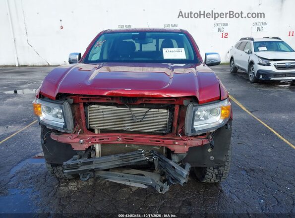 1GTP6EE13J1120639 2018 GMC CANYON Красный Вид спереди