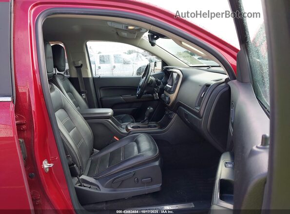 1GTP6EE13J1120639 2018 GMC CANYON Красный Вид салона спереди