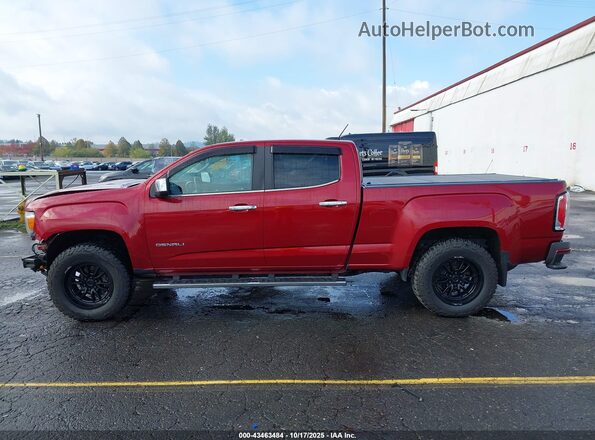 1GTP6EE13J1120639 2018 GMC CANYON Красный 