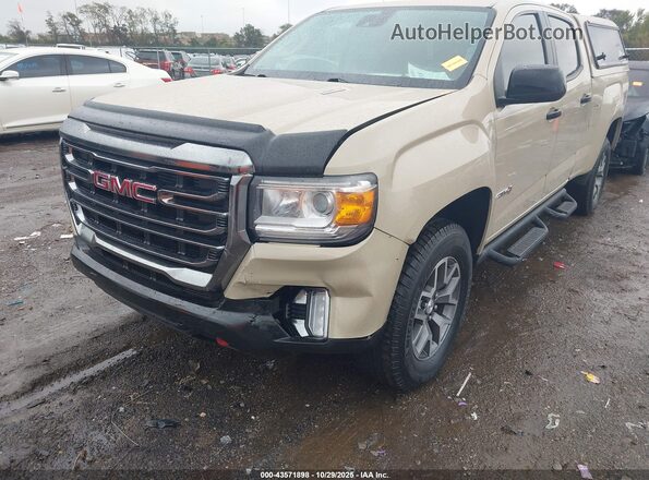 1GTP6FE10M1271688 2021 GMC CANYON Beige Դիմացի տեսք