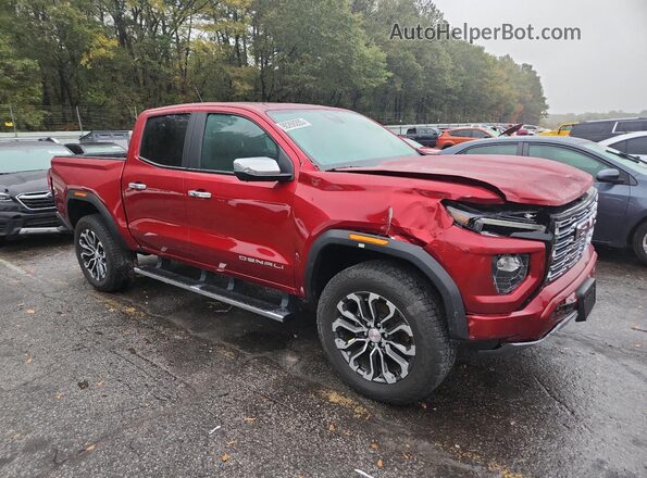 1GTP6FEK9P1125108 2023 GMC CANYON Красный Передняя правая четверть
