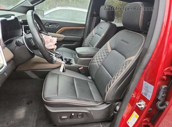 1GTP6FEK9P1125108 2023 GMC CANYON Красный Вид салона спереди