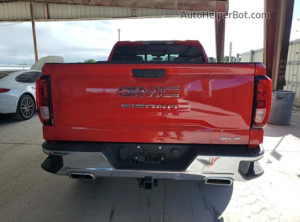 1GTR9BED8LZ104319 2020 GMC SIERRA Red Вид ззаду
