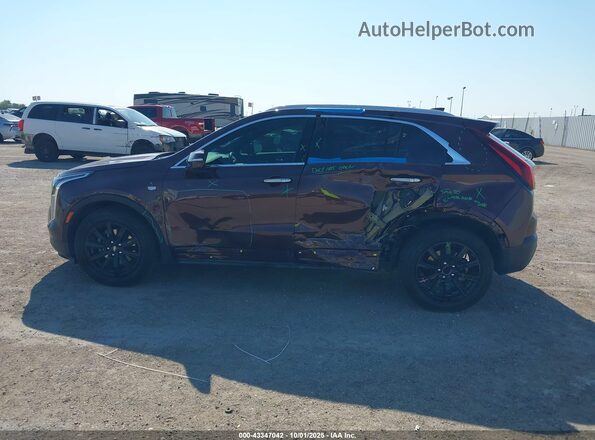 1GYFZCR42NF131470 2022 CADILLAC XT4 Бордовый Панорамный вид салона 360°